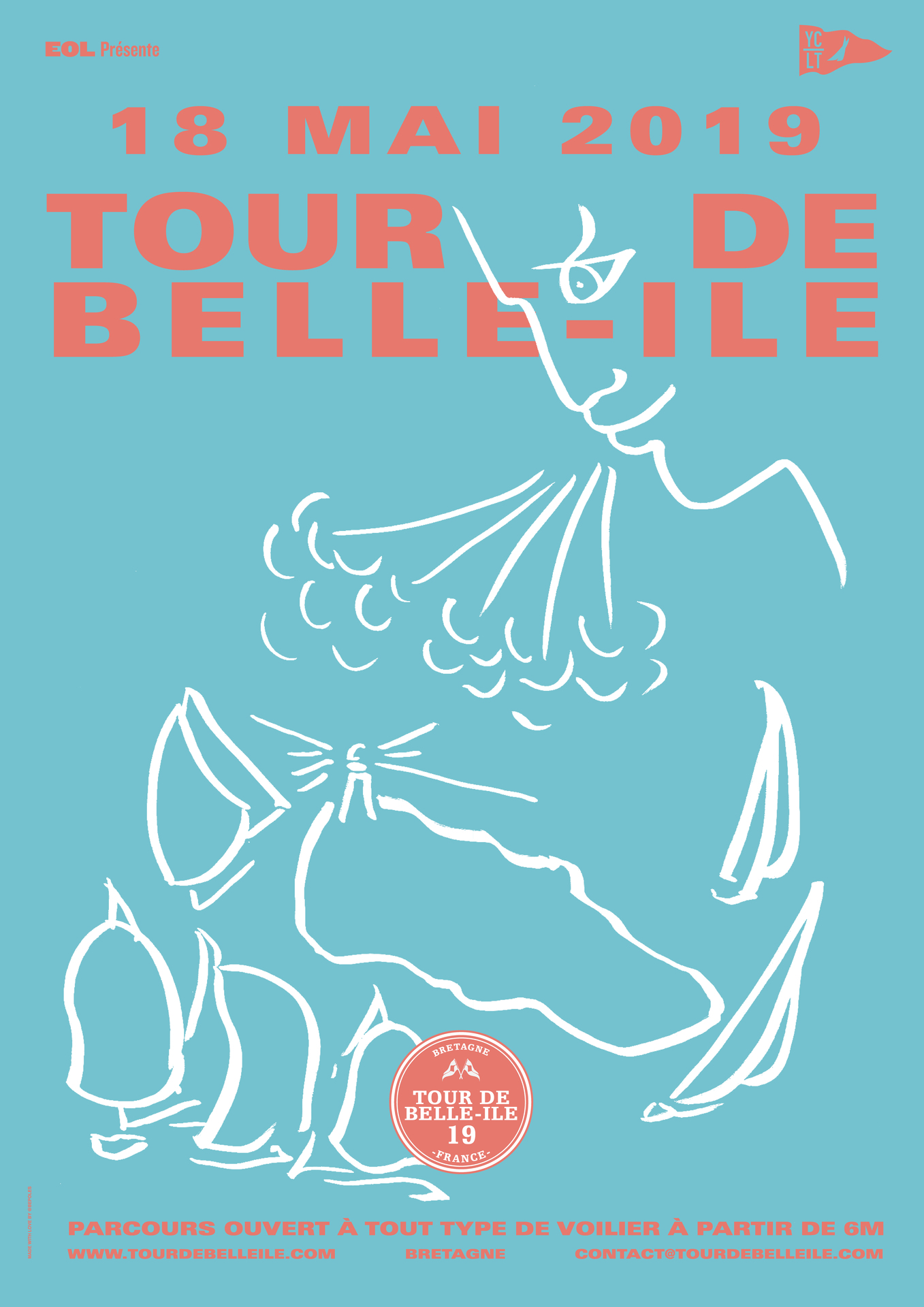 Affiche du TOUR DE BELLE-ILE 2019