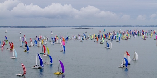 Le départ du TOUR DE BELLE-ILE 2012